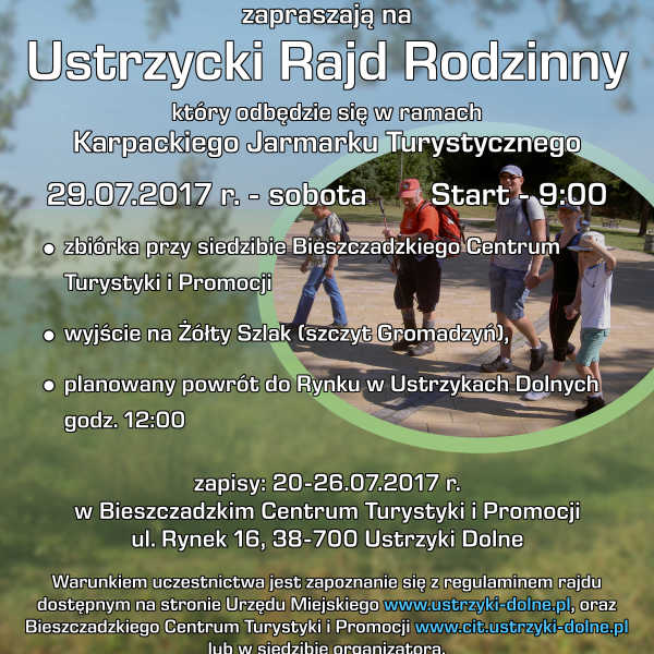 Ustrzycki Rajd Rodzinny - 29 lipca 